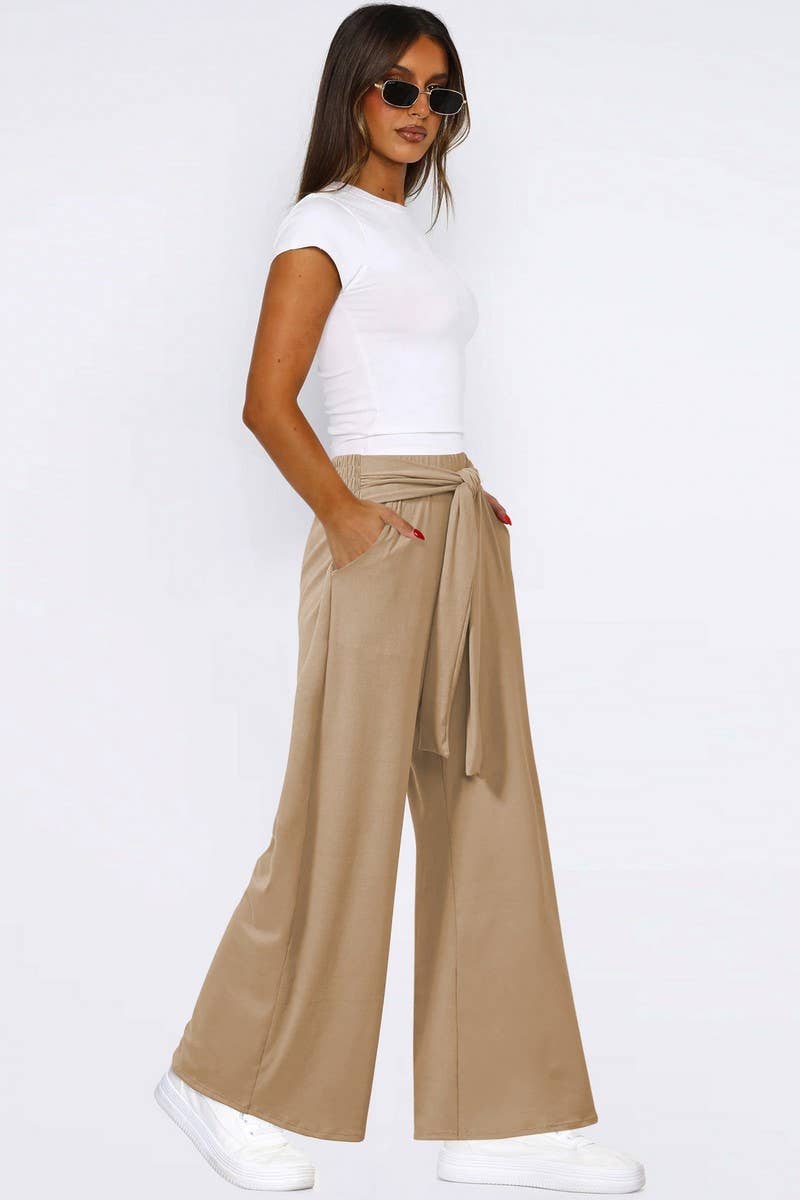 CWBLP2173_SOLID DRAWSTRING WIDE LEG SOFT YOGA PANTS