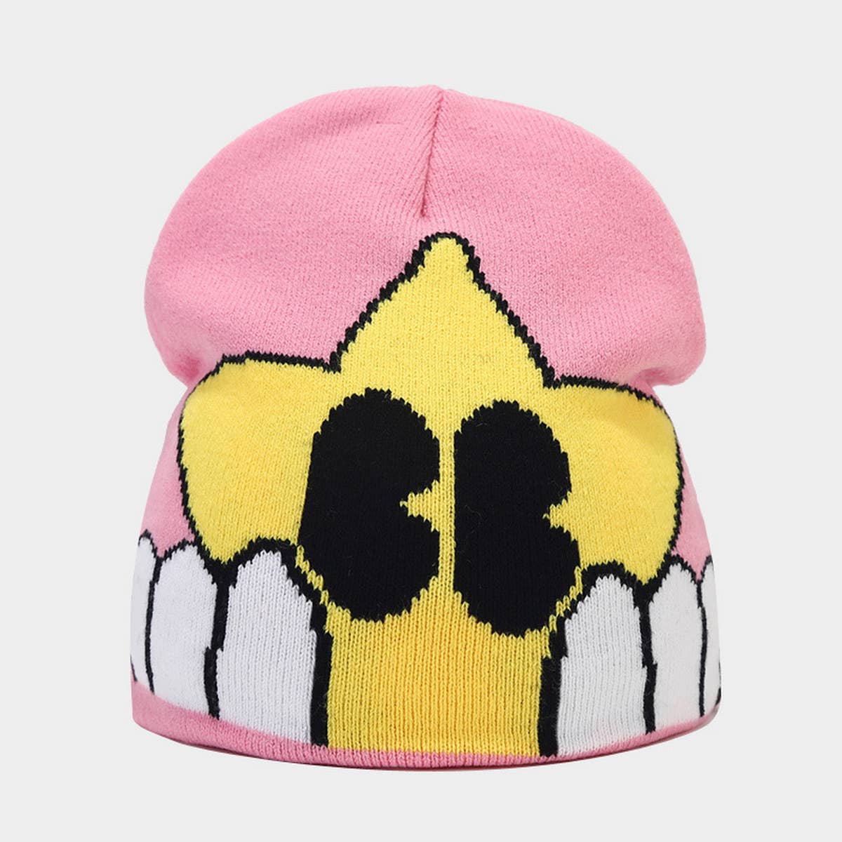 FIVE-POINTED STAR CARTOON KNITTED HAT_CWAH1600
