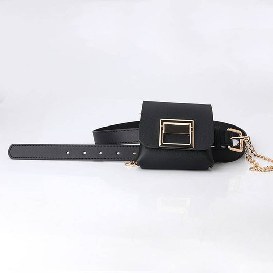 Golden chain fashionable women's belt