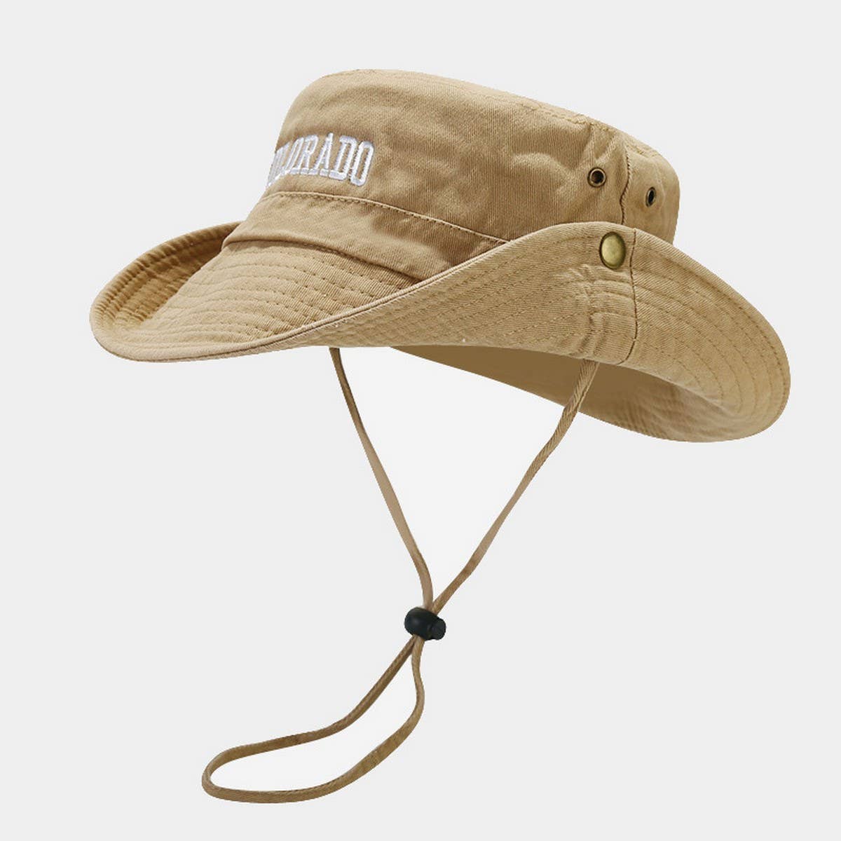 Embroidered Wide Brim Western Sun Hat for Hiking_CWAH3804
