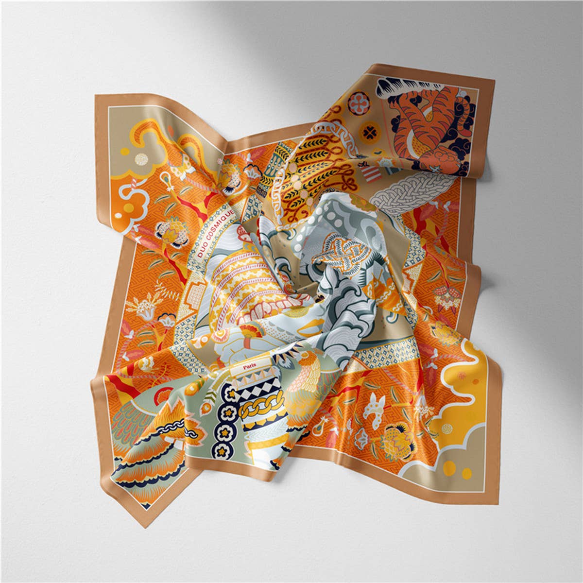 Twilled Satin Mini Scarf ? Hair & Bag Ribbon Wrap