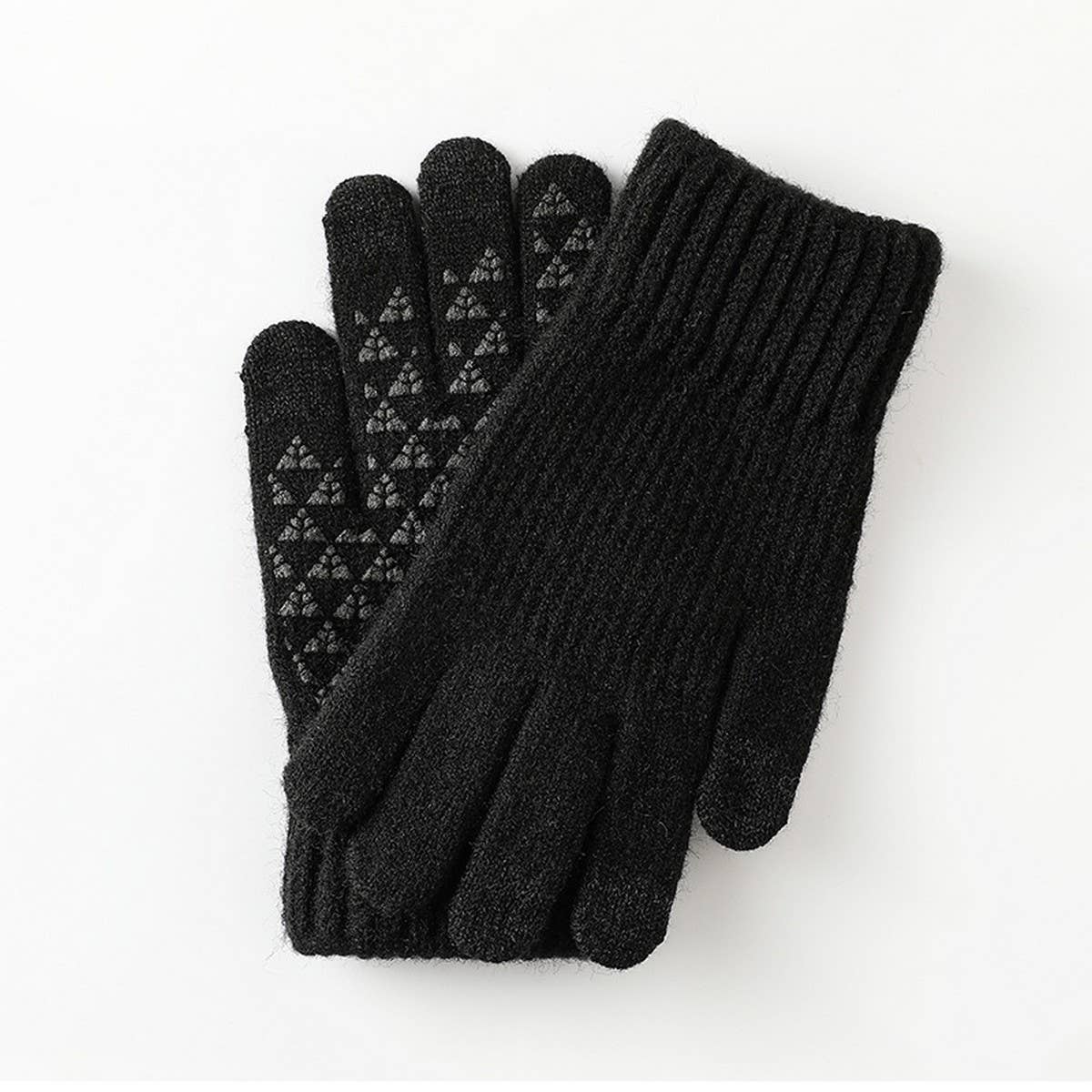 WINTER MEN'S RUBBER TOUCH SCREEN GLOVES