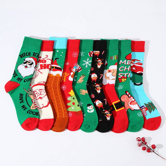 2024 NEW ALL-MATCH CHRISTMAS MIDDLE-TUBE SOCKS_CWMS1008