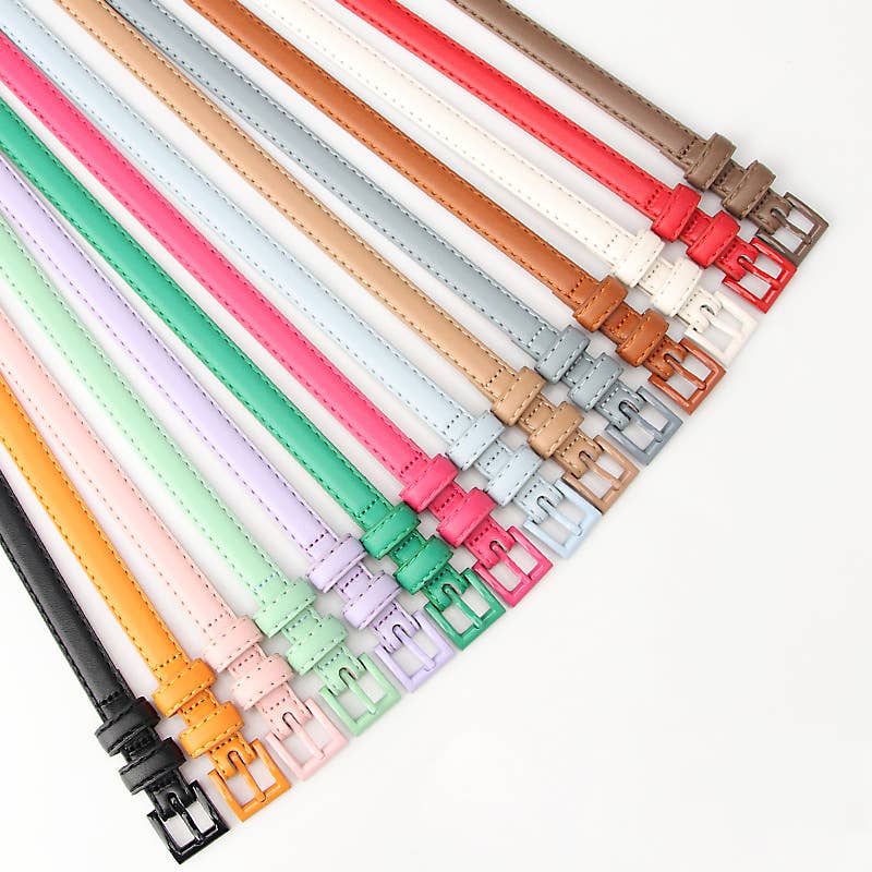 Fashionable versatile trendy dopamine women belt