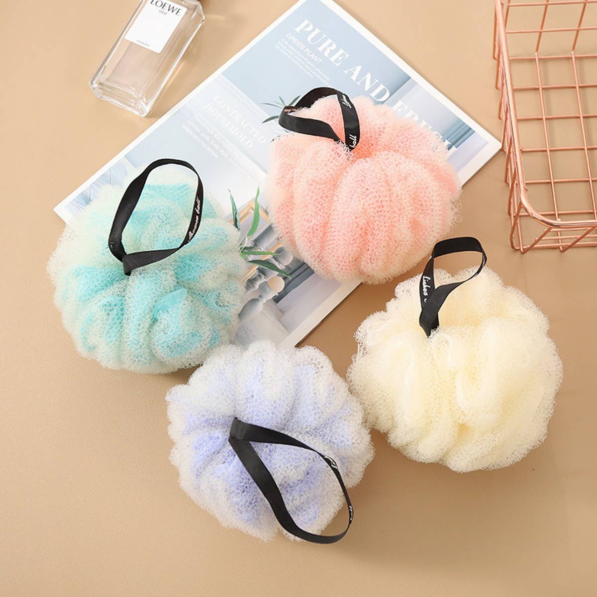 BATH POUF LARGE CACTUS SOFT BATH POUF_CWMM3374