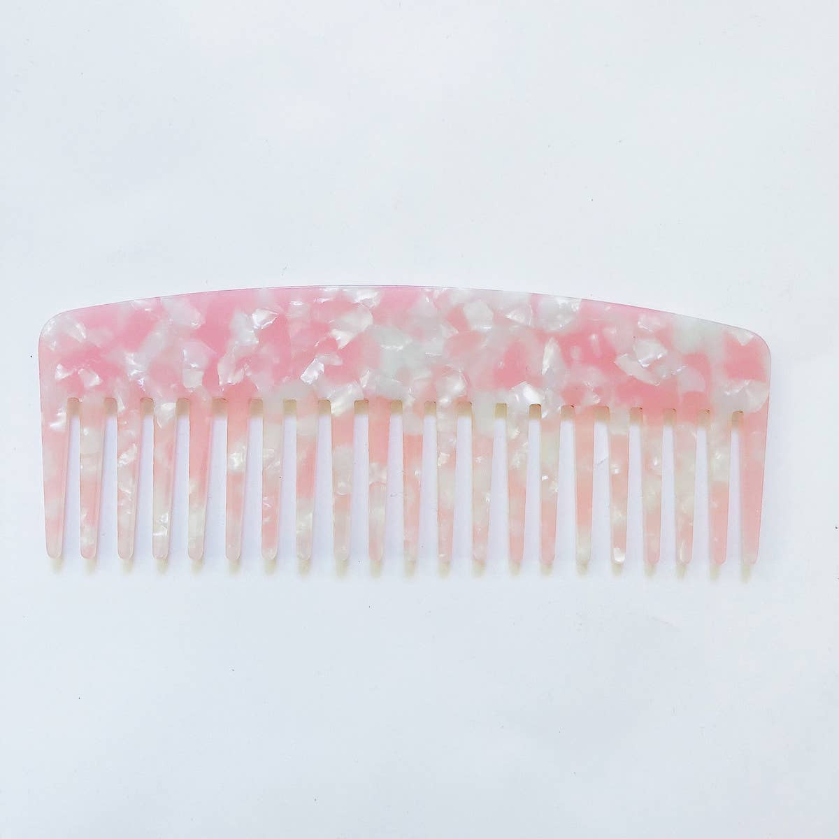 SIMPLE ANTI-STATIC LEOPARD PRINT HAIR COMB
