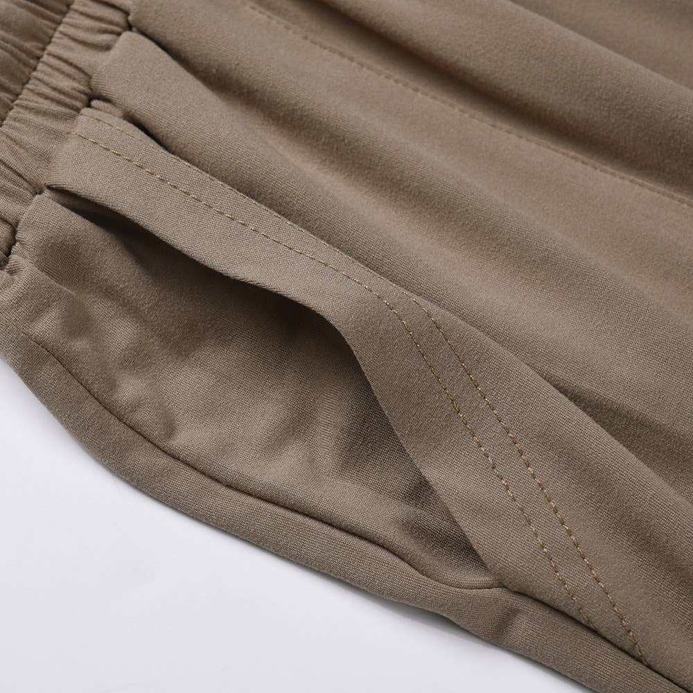 Three-piece set of vest,long pants and cardigan