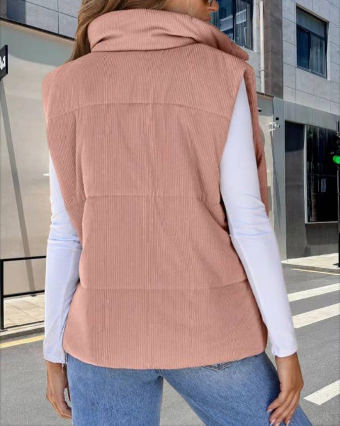 SOLID COLOR ALL-IN-ONE SLEEVELESS WAISTCOAT