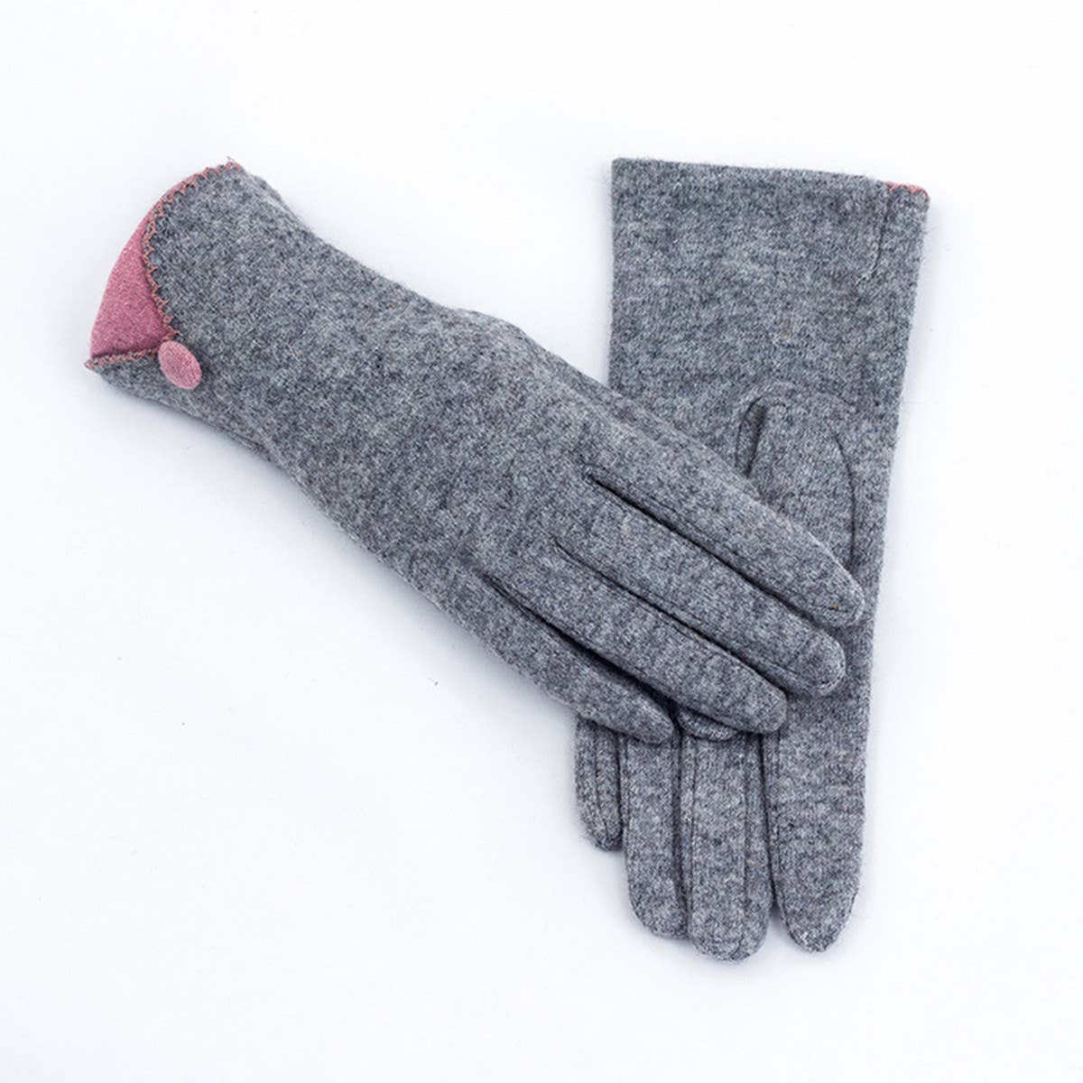 FASHIONABLE GOLD STRIPED GLOVES_CWAG0075