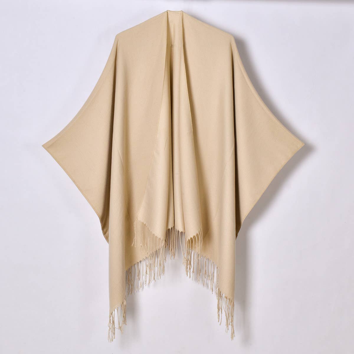 2024 NEW SOLID COLOR TASSEL SPLIT SHAWL_CWASC0962