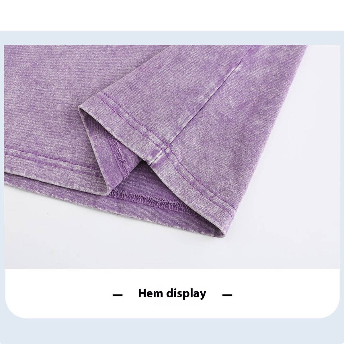 270g Heavyweight Wax-Dyed Vintage Cotton T-Shirt??œCustom Logo