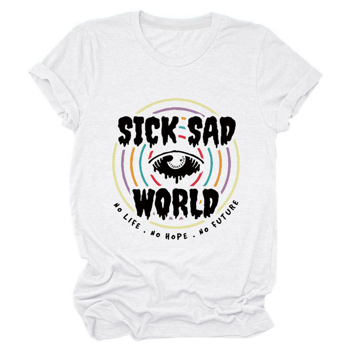 Simple Crew Neck Tee ??Comfortable Fit_CWTTS1532