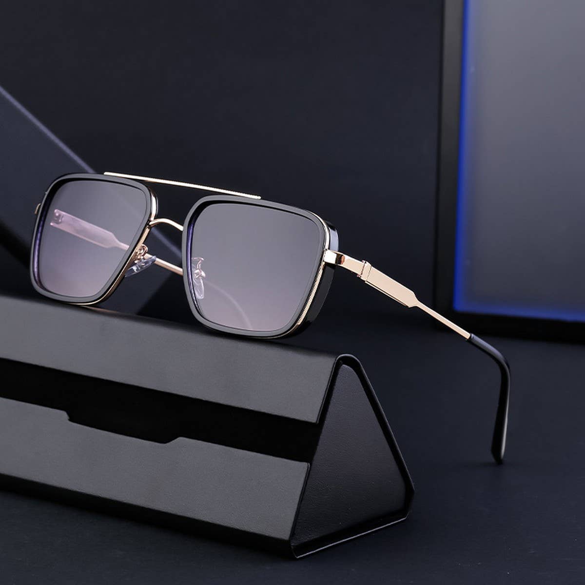 RETRO PUNK STYLE SUNGLASSES SQUARE FRAMESUNGLASSES_CWASG0600