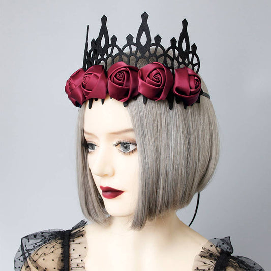HALLOWEEN WITCH ROSE CROWN