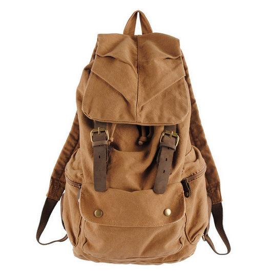 Unisex Canvas Backpack for School and Travel_CWAB5536