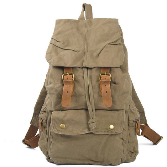 Unisex Canvas Backpack for School and Travel_CWAB5536
