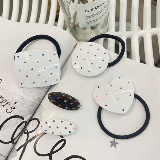 CWAHA5119_COLORED DIAMOND HEART HIGH-END DOPAMINE HAIRBAND