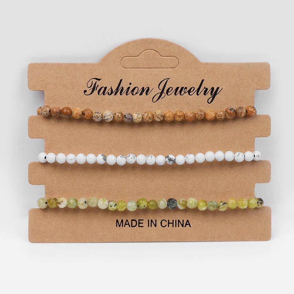 CWAJE4236_NATURAL STONE HIGH-GRADE CARDBOARD WOVEN BRACELET