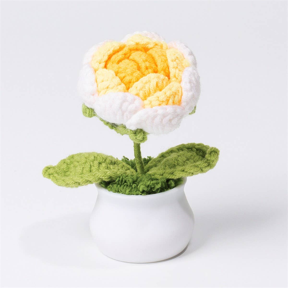 CWMM9270_HAND-WOVEN BOUQUET POTTED PLANT ORNAMENTS