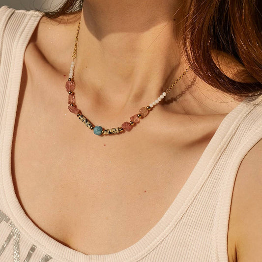 COLORFUL RETRO TEMPERAMENTSWEET CLAVICLE CHAIN