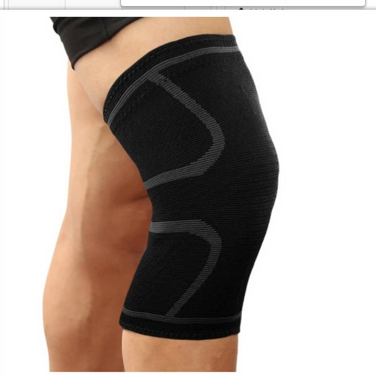 Sport Knee Brace with Anti-Slip Elastic Support_CWMM7880