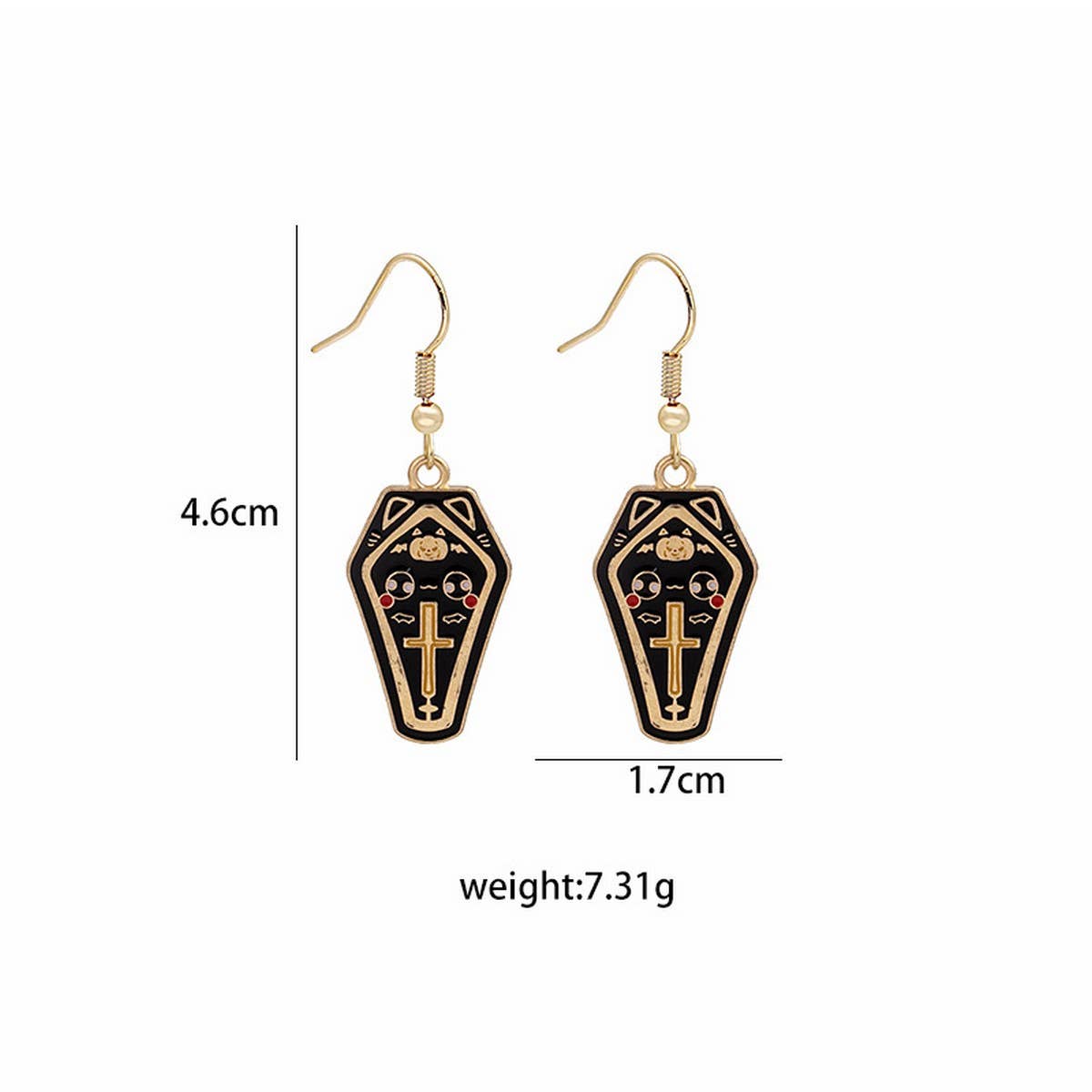 HALLOWEEN DARK OWL EARRINGS