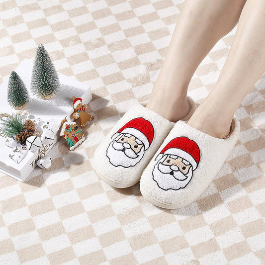 NEW WARM WINTER SANTA CLAUS SLIPPERS_CWSHS0753