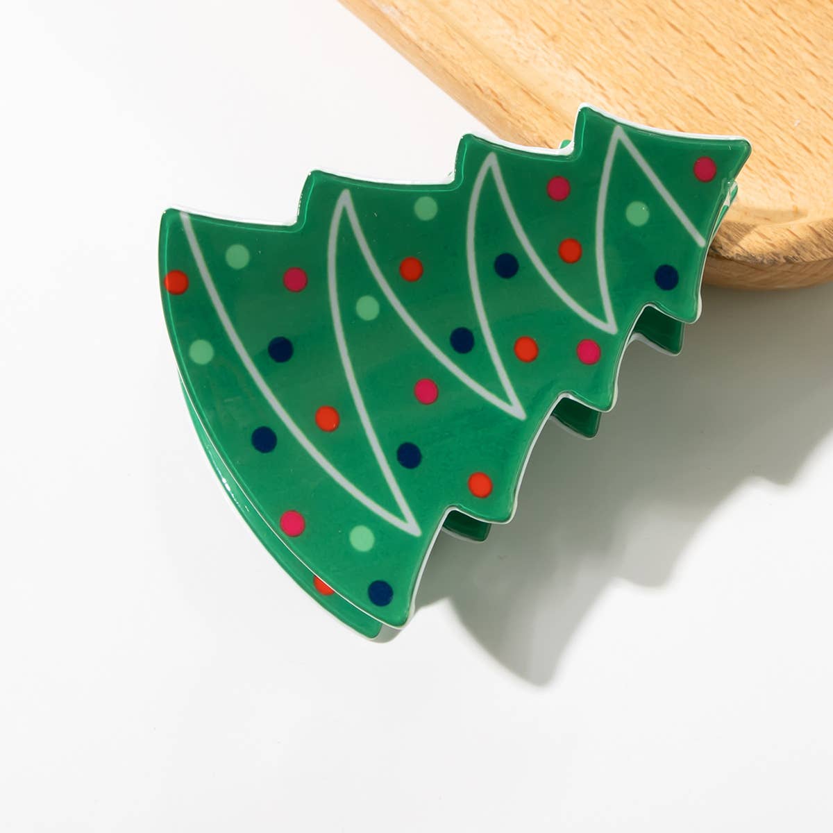 CHRISTMAS HAT ACETATE BOBBY PIN