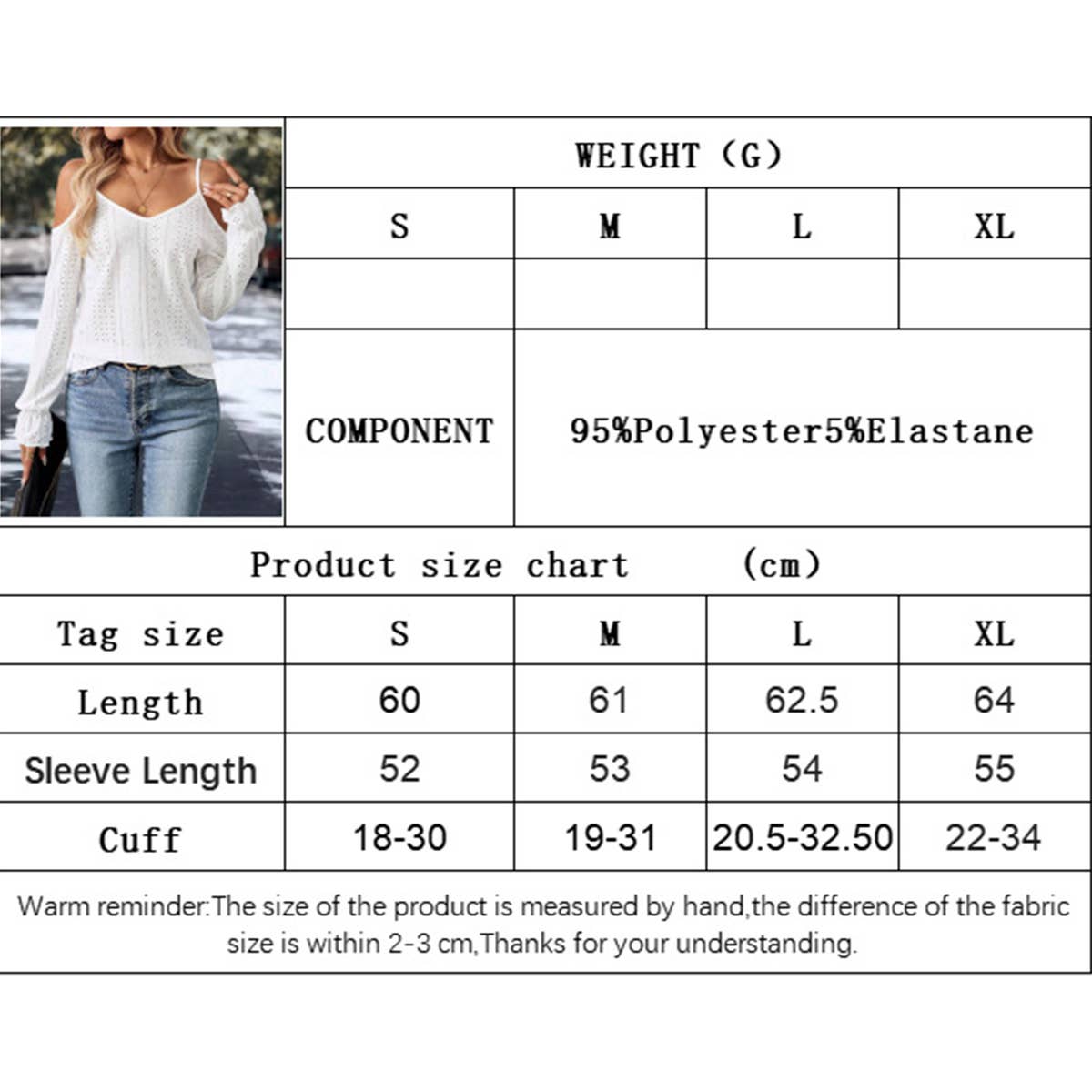 Strapless simple elegant style T-shirt