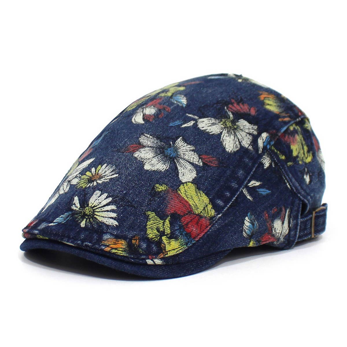 RETRO 2024 NEW PRINTED FLOWER BERET_CWAB2919