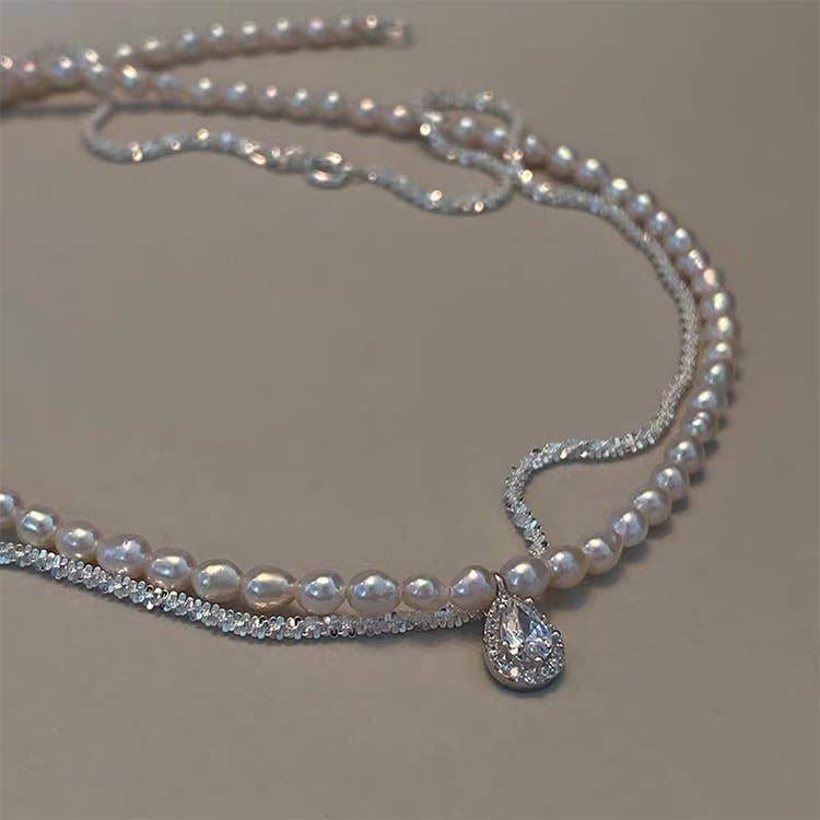 French fashionable necklaces collarbone chains