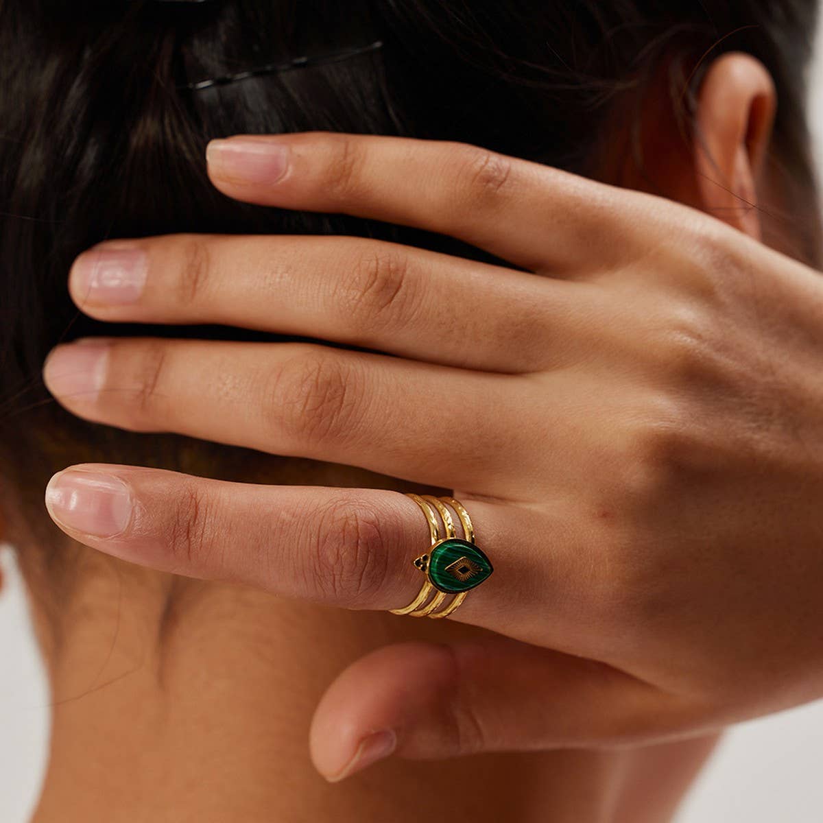 FRENCH OPENING ADJUSTABLE VINTAGE HOLLOW RING