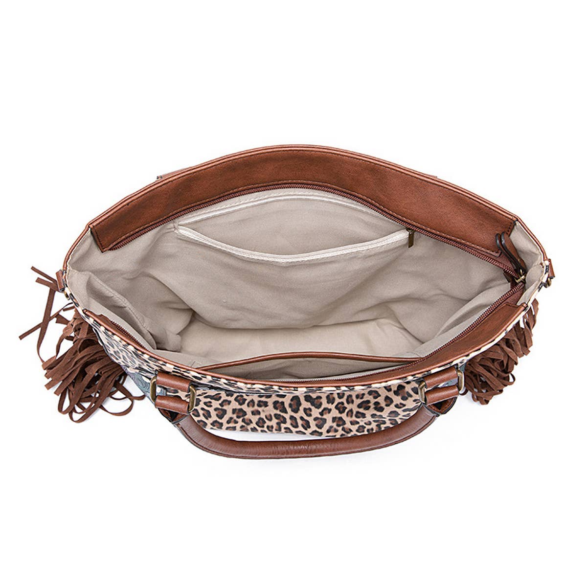 VINTAGE HAND-WOVEN FLOW BEARD SHOULDER BAG_CWAB2600