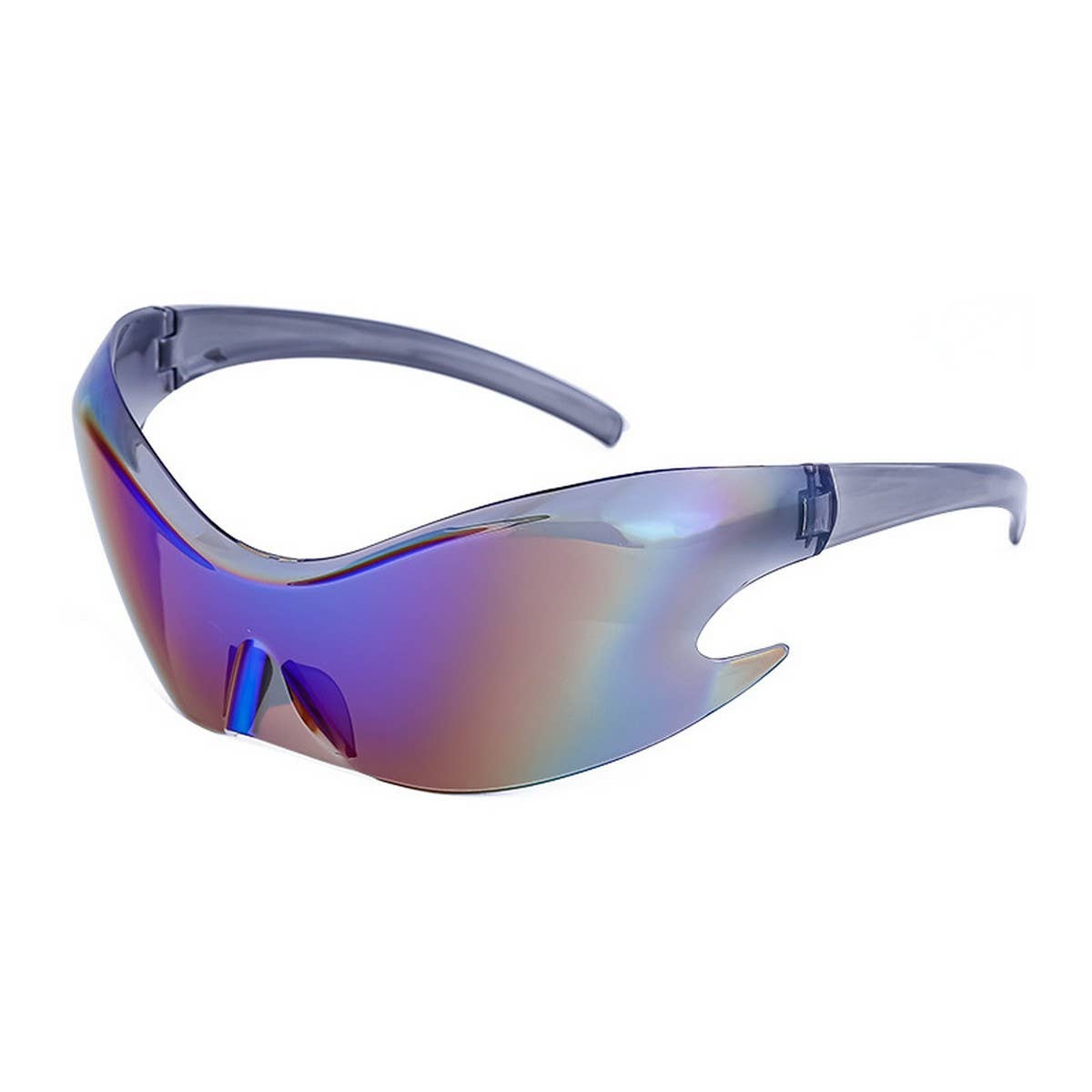SPORTS WINDPROOF COLORFUL ONE-PIECE SUNGLASSES_CWASG0607