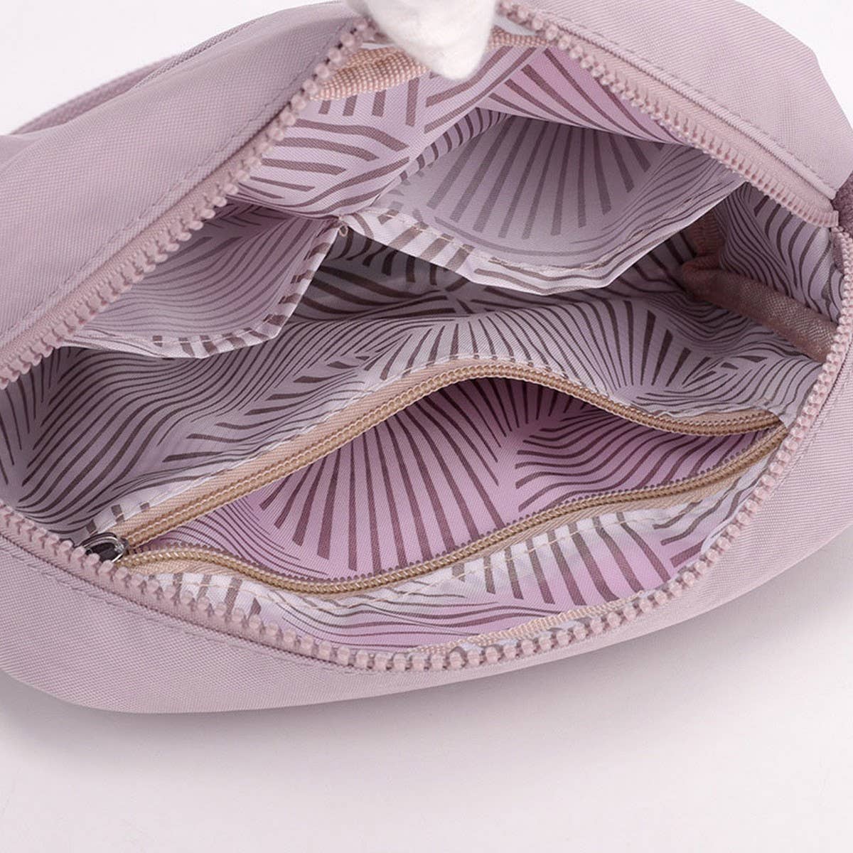 LIGHTWEIGHT SOLID NYLON CROSSBODY SHOULDER BAG