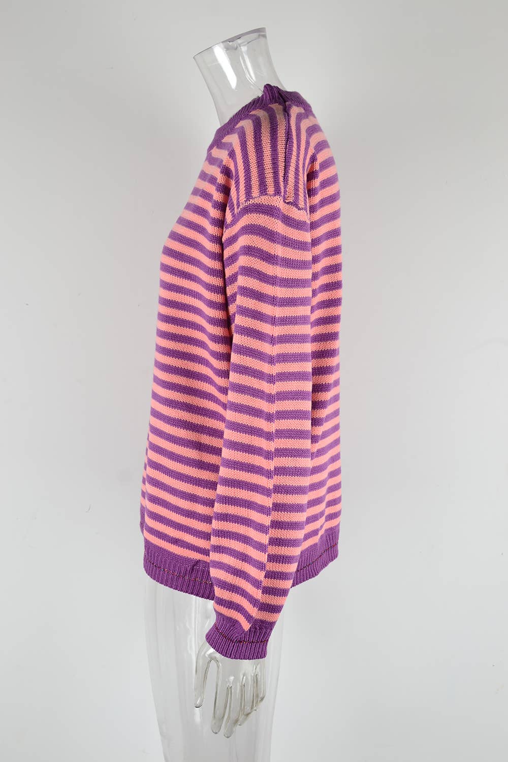 STRIPED CROSS-BORDER LONG-SLEEVED WOMEN KNITWEAR