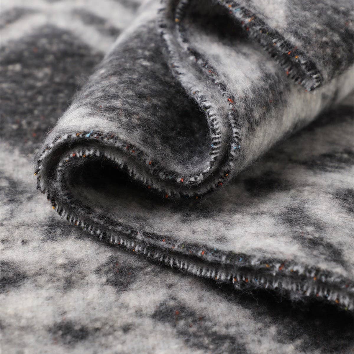 Autumn and winter geometric tassel shawl scarf_CWASC2772