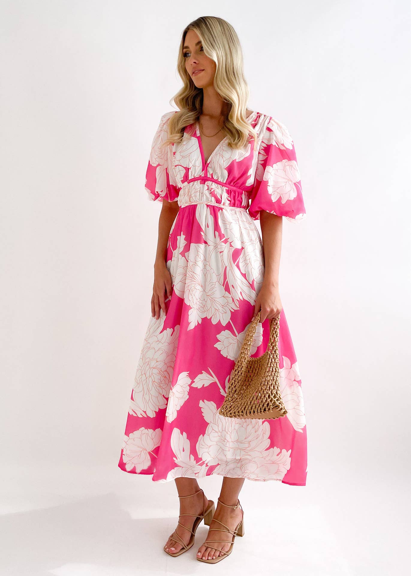 PRINTED LONG COUTURE DRESS