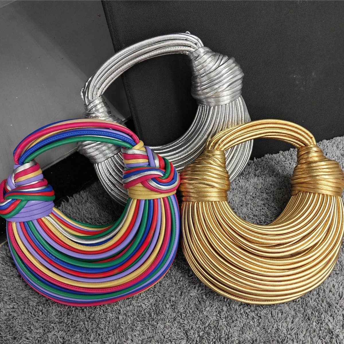 STYLISH BRAIDED DOUBLE KNOT BAG_CWAB1910