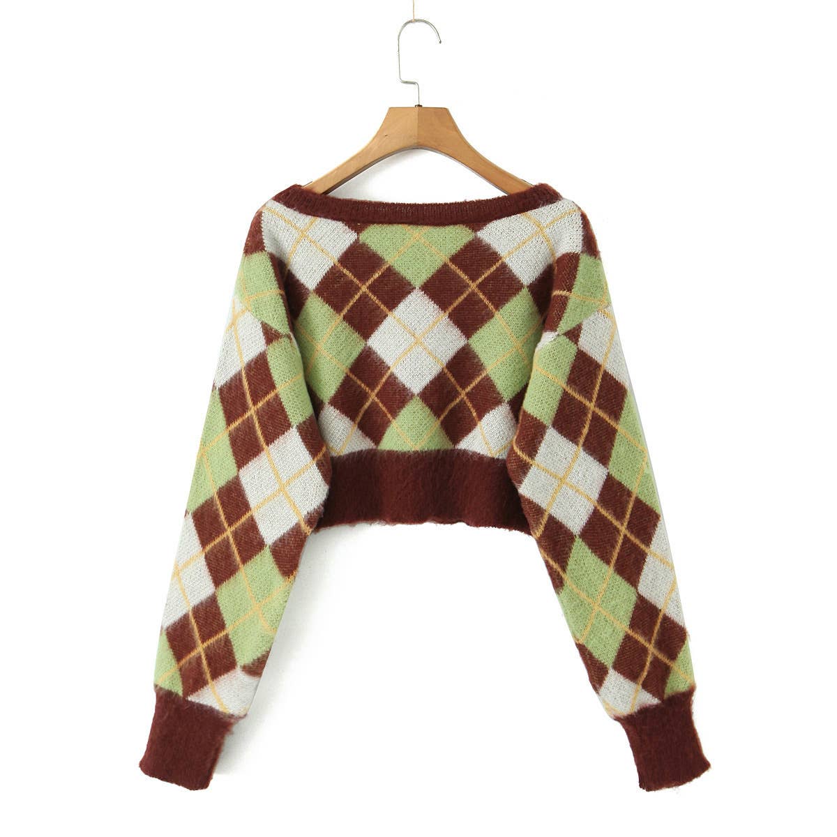 Straight-neck, off-the-shoulder pullover sweater