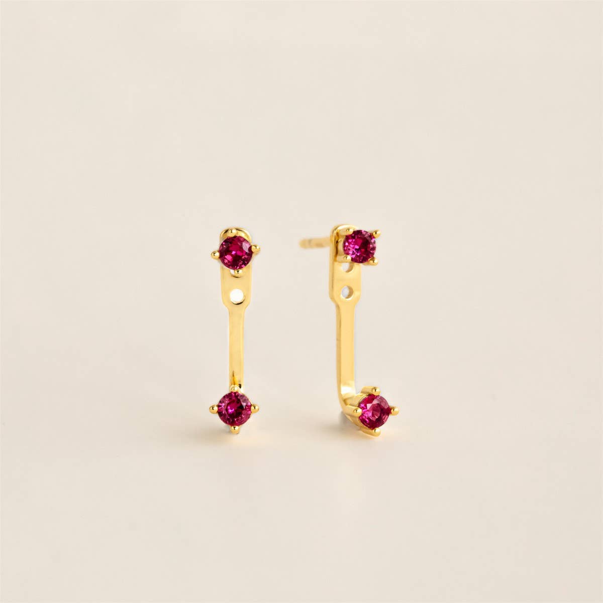 Mother's Day Vintage Birthstone Stud Earrings