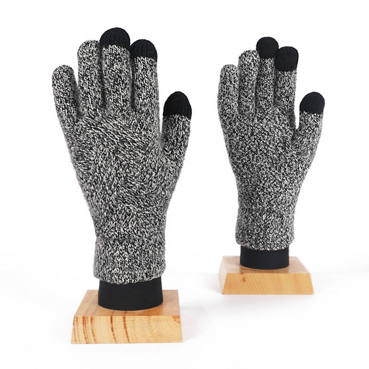 WINTER DOUBLE LAYER TOUCH SCREEN KNITTED GLOVES_CWAG0372