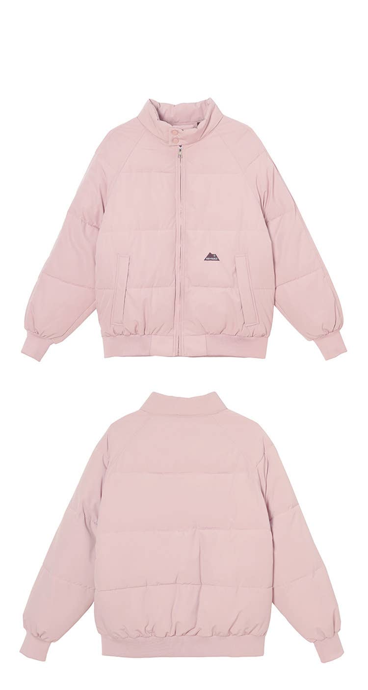 Short, loose and thick warm jacket, bread coat