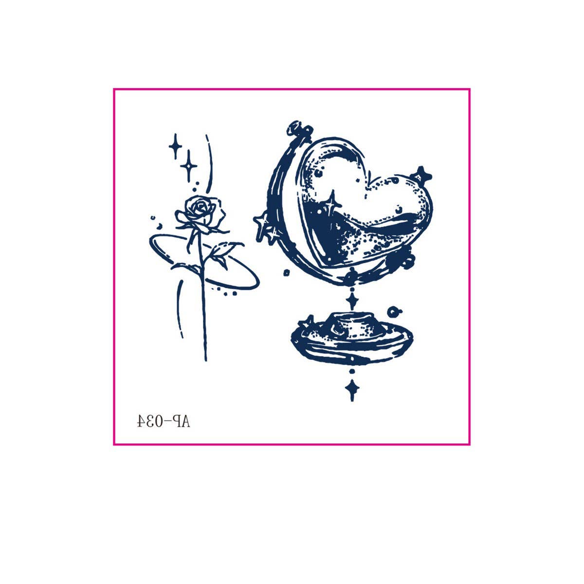 Premium Herbal Juice Tattoo Stickers Waterproof_CWMM8354