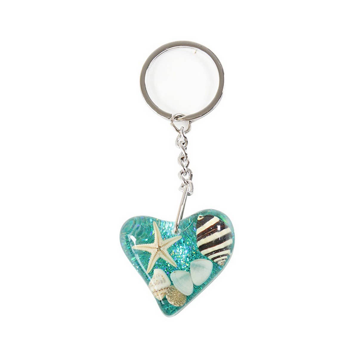 NEW OCEAN SERIES METAL CAR KEYCHAIN PENDANT