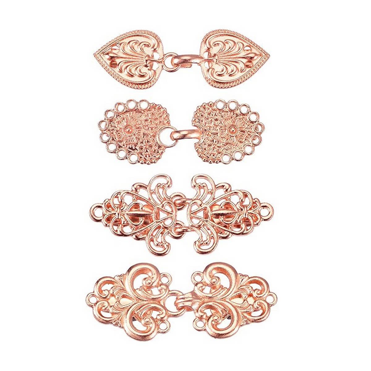 NEW CHINESE RETRO ALLOY SHAWL CLIP CREATIVE HOLLOW