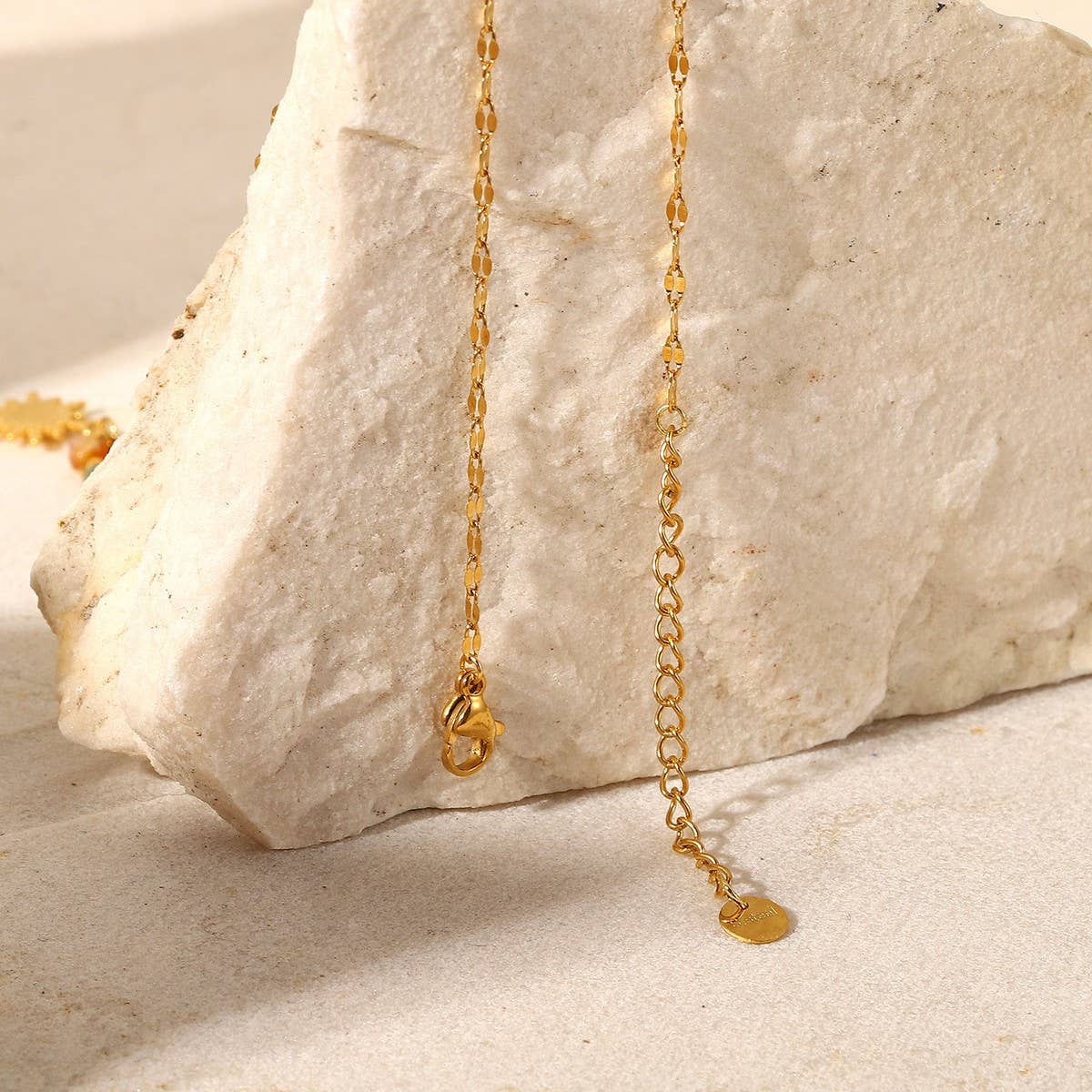 NEW FASHIONABLE NATURAL STONE PENDANT NECKLACE