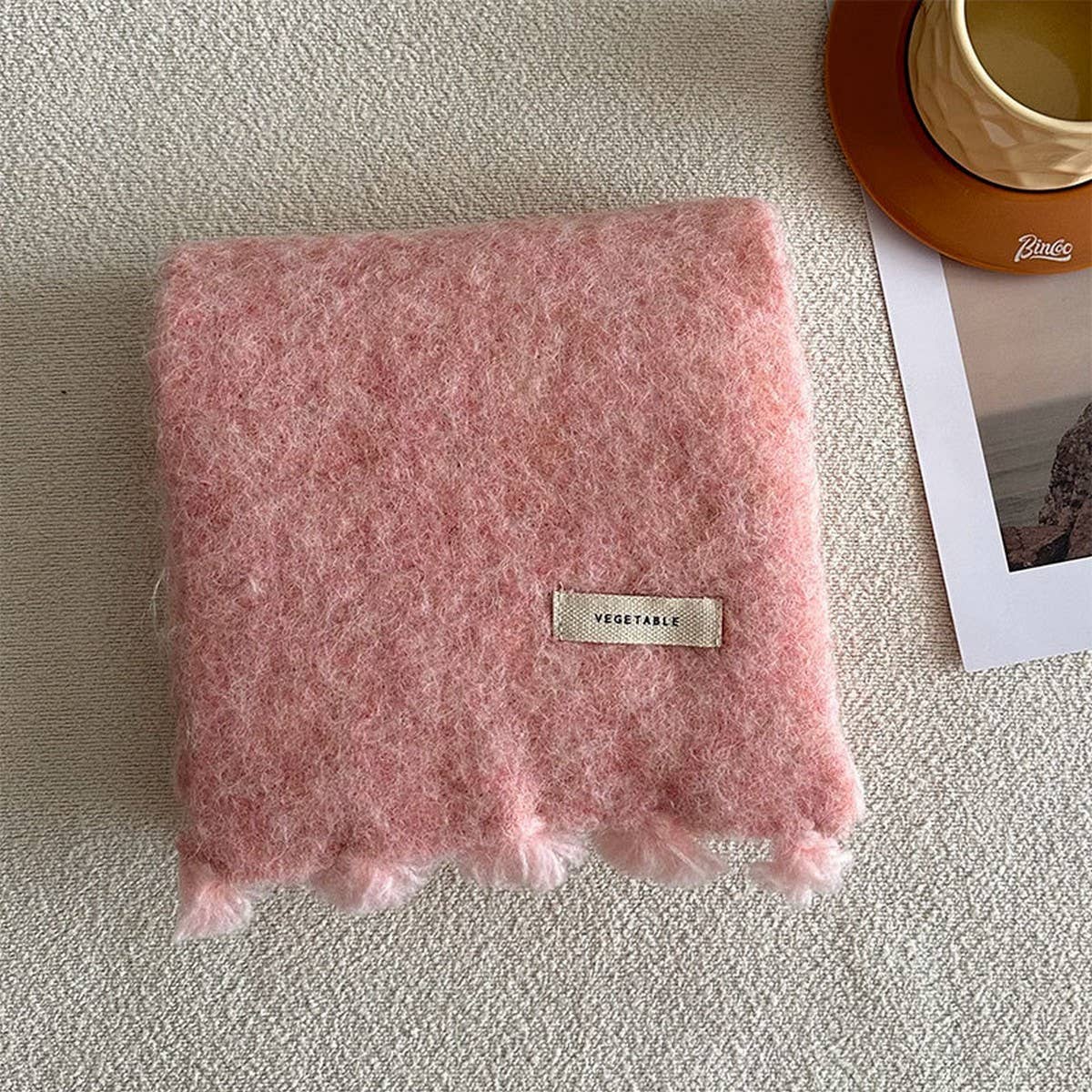 Soft Knit Scarf ??Thick Tassel Winter Warm Wrap_CWASC2292