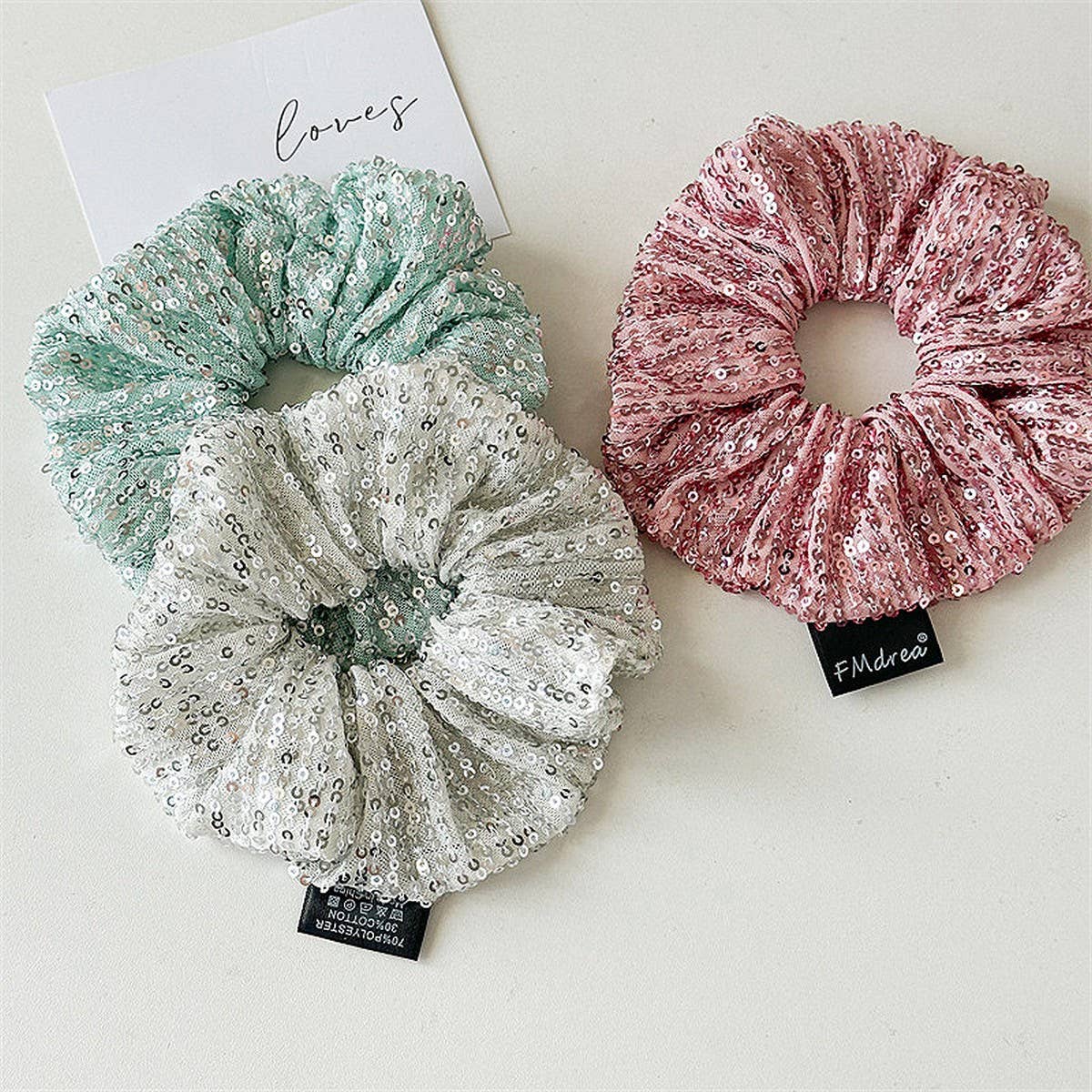 SUPER SHINY TEMPERAMENT LARGE INTESTINE HAIR RING