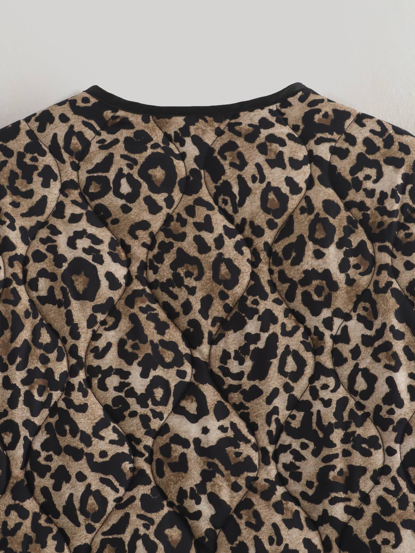 LEOPARD PRINT STREET CARDIGAN WITH POCKETS